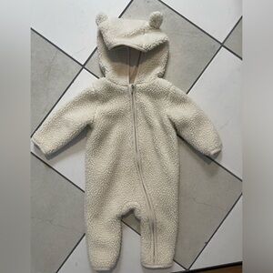 💚SALE $5/20 or $7/30 Cozy Cream Fleece Kids Footie